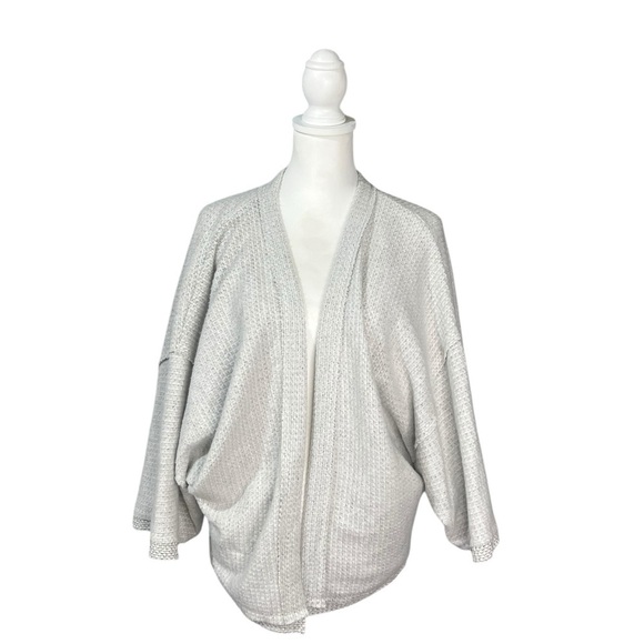 ANTHROPOLOGIE MAEVE | gray oversize cardigan | SMALL - Picture 1 of 9